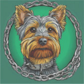 Cooler reinrassiger Hund Aufkleber (Vorderseite)