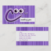 Cooler Reiseaustausch nummeriert Freunde Visitenkarte (Vorne/Hinten)