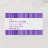 Cooler Reiseaustausch nummeriert Freunde Visitenkarte (Rückseite)