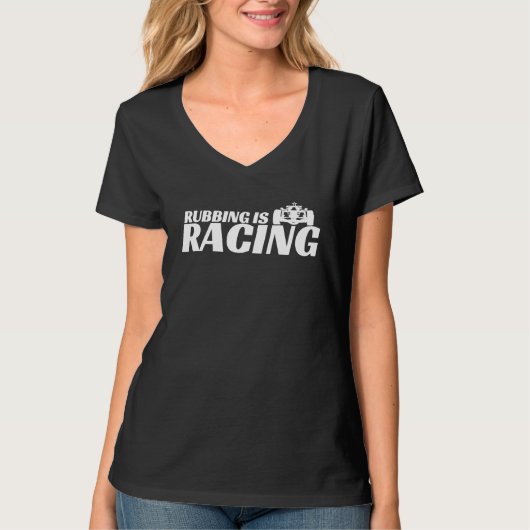 Cooler Rennfahrer T-Shirt (Vorderseite)