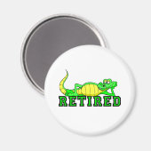 Cooler Rentenversicherer Magnet (Vorderseite/Rückseite)