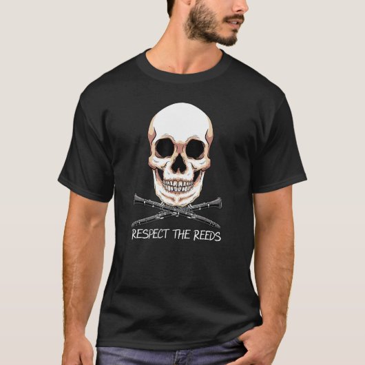 Cooler Respekt vor dem Spiel der Reeds Marching Ba T-Shirt (Vorderseite)