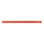 Cooler Retro 70er Stripes orange Rot-Rosa-Gold Satinband (Vorderseite)