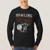 Cooler Retro-Bowling Champ Herren's Long Sleeve T-Shirt (Vorderseite)