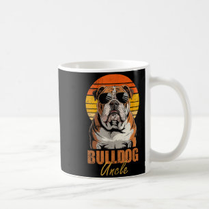 Cooler Retro Bulldog Onkel Lustiger Vintage Hunde  Kaffeetasse