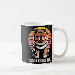 Cooler Retro Chow Chow Vater Lustig Vintage Hundeb Kaffeetasse