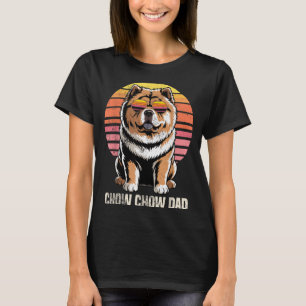 Cooler Retro Chow Chow Vater Lustig Vintage Hundeb T-Shirt