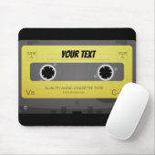 Cooler Retro Kassette Entwurf Mousepad (Mit Mouse)