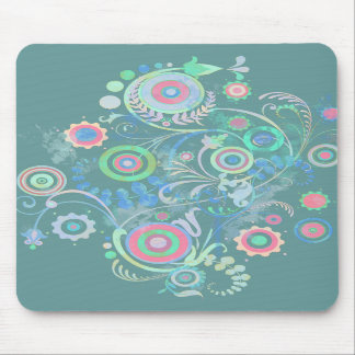 Cooler Retro Strudel aquamarines Mousepad