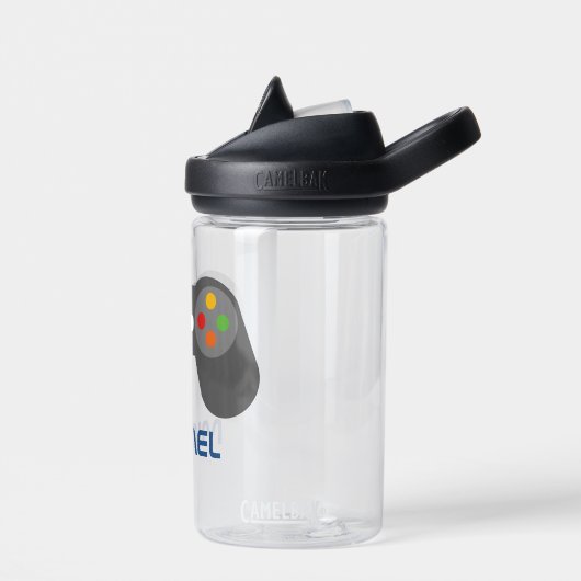 Cooler Retro-Videospielcontroller Personalisiert Trinkflasche (Links)