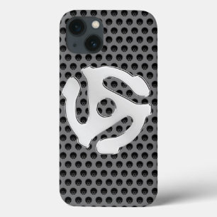 COOLER Retro-Vintag-Chrome wie 45 Distanz DJ Print iPhone 13 Hülle
