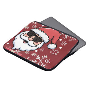 Cooler Retro-Weihnachtsmann-Auflaufplatte Laptopschutzhülle