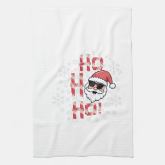 Cooler Retro-Weihnachtsmann-Ofenhandschuh Se Geschirrtuch