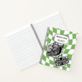 Cooler Rhino-Cartoon-Videospielcontroller Notizblock (Innenseite)