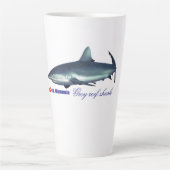 Cooler Riffhai Milchtasse (Vorderseite)