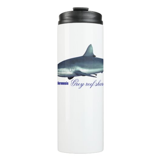 Cooler Riffhai Thermosbecher (Vorderseite)