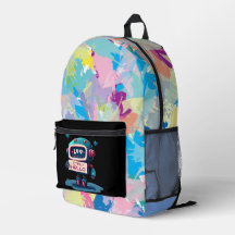 Cooler Roboter Hallo+STRG Technischer Stil