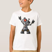 Cooler Roboter T-Shirt (Vorderseite)