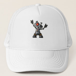 Cooler Roboter Truckerkappe