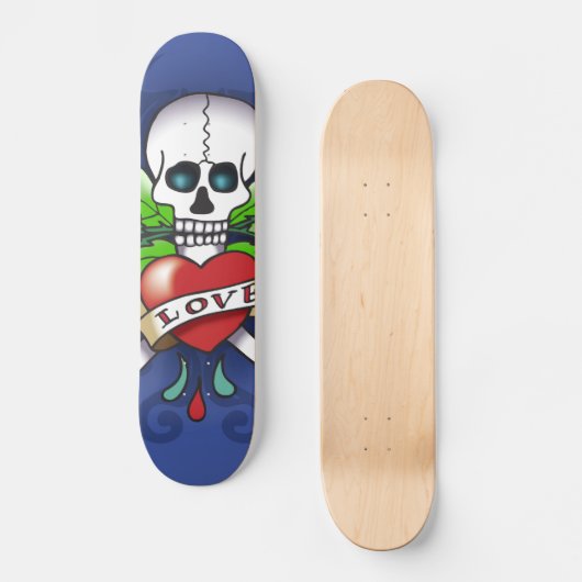 Cooler robuster Art Eds Skateboard (Vorderseite)