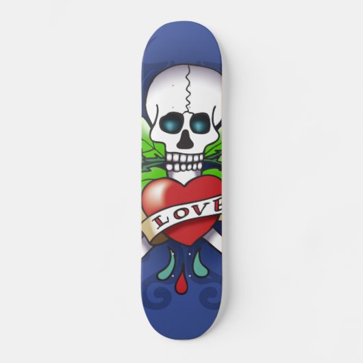 Cooler robuster Art Eds Skateboard (Vorderseite)