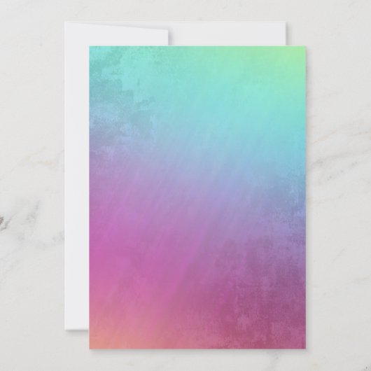 Cooler rosa Ballon holografischer Neon süß 16 Einladung (Rückseite)