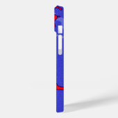 cooler roter Karpfen Case-Mate iPhone Hülle (Rückseite / Links)