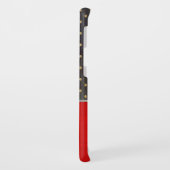 Cooler roter metallischer Zellen-Telefon-Kasten Case-Mate Samsung Galaxy Hülle (Hinten/Links)