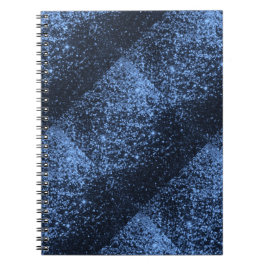 COOLER ROYBLAU SCHWARZ GLITZER HINTERGRUND NOTIZBLOCK