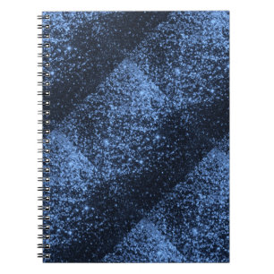COOLER ROYBLAU SCHWARZ GLITZER HINTERGRUND NOTIZBLOCK