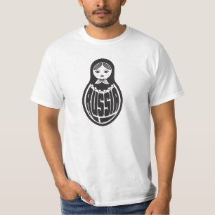 Cooler Russe Matryoshka Puppen-T - Shirt