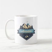 Cooler Rustikaler Acadia Nationalpark Kaffeetasse (Links)