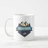 Cooler Rustikaler Clark Nationalpark Kaffeetasse (Links)