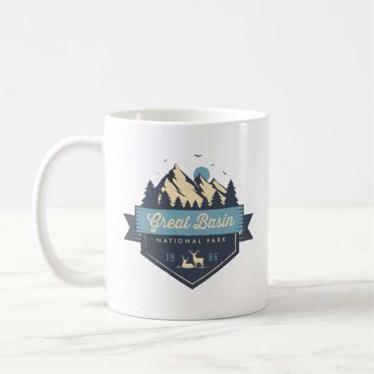 Cooler Rustikaler Nationalpark Kaffeetasse (Links)