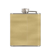 Cooler Sandstrand Flachmann (Rückseite)