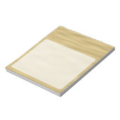 Cooler Sandstrand-Look Notizblock (Rotiert)
