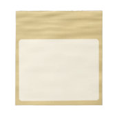 Cooler Sandstrand Notizblock (Vorderseite)