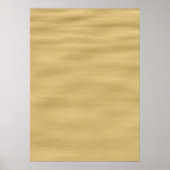 Cooler Sandstrand Poster (Vorne)