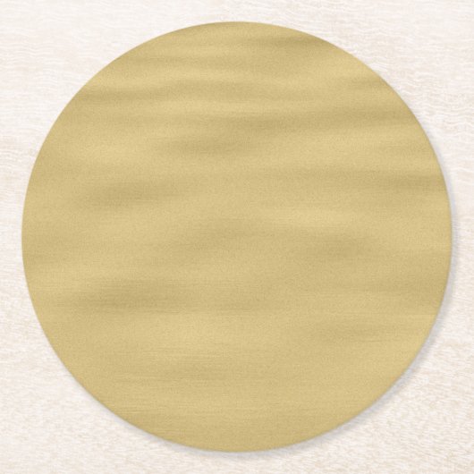 Cooler Sandstrand Runder Pappuntersetzer (Vorderseite)