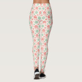 Cooler Santa Retro-Weihnachtskalender Leggings (Rückseite)