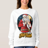 Cooler Santa Santa Santa Santa Sweatshirt (Vorderseite)