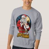 Cooler Santa Santa Santa Santa Sweatshirt (Vorderseite)