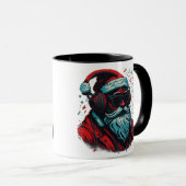 Cooler Santa Santa Santa Santa Tasse (VorderseiteRechts)