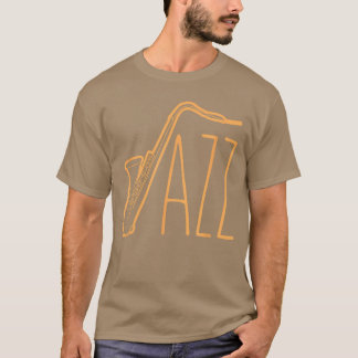 Cooler Saophon für Männer Frauen Jazz Musik Band M T-Shirt