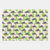 Cooler Sattelkraftfahrer Geschenkpapier Set (Vorderseite)