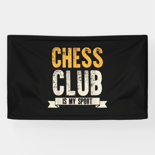 Cooler Schachspieler Lover Geburtstagsgeschenk Sch Banner (Horizontal)