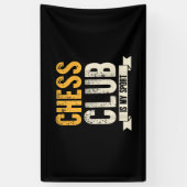 Cooler Schachspieler Lover Geburtstagsgeschenk Sch Banner (Vertikal)