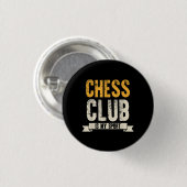 Cooler Schachspieler Lover Geburtstagsgeschenk Sch Button (Vorne & Hinten)