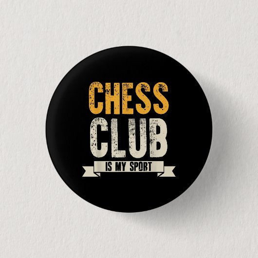Cooler Schachspieler Lover Geburtstagsgeschenk Sch Button (Vorderseite)
