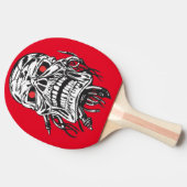 Cooler Schädel Tischtennis Schläger (Seitenansicht)